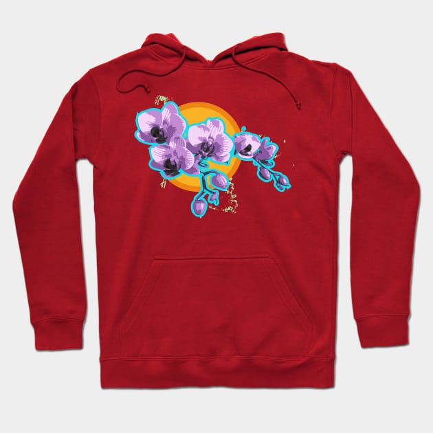 Wild Orchid Sunshine Hoodie by callingtomorrow